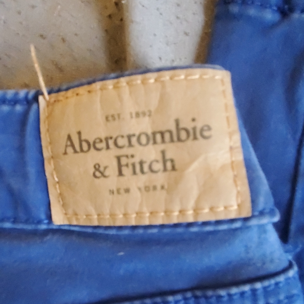 Abercrombie & Fitch Womens Blue Pants Sz:2 - Picture 6 of 9